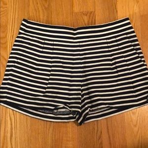 Striped jcrew shorts